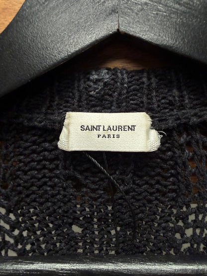 2022 Saint Laurent Loose Gauge Double Breasted Cardigan