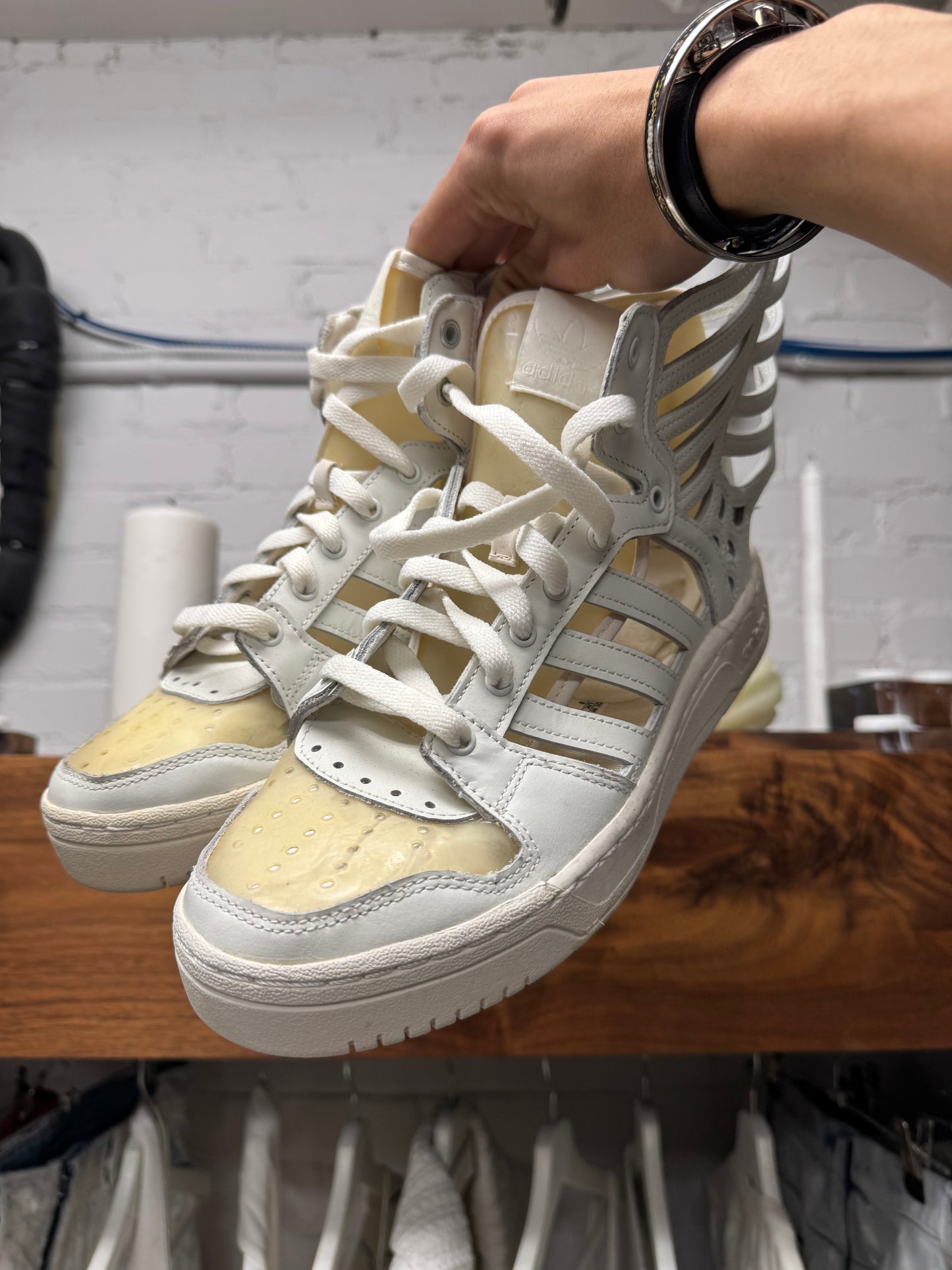Jeremy Scott x Adidas Wings 1.0 ‘Cutout’ High Top Sneakers