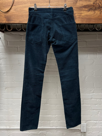Undercover AW05 “Arts and Crafts” Navy Blue Corduroy Pants