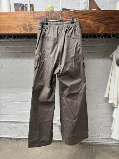SS2025 Rick Owens ‘Hollywood’ Cargobela Dust Brown Cargo Pants