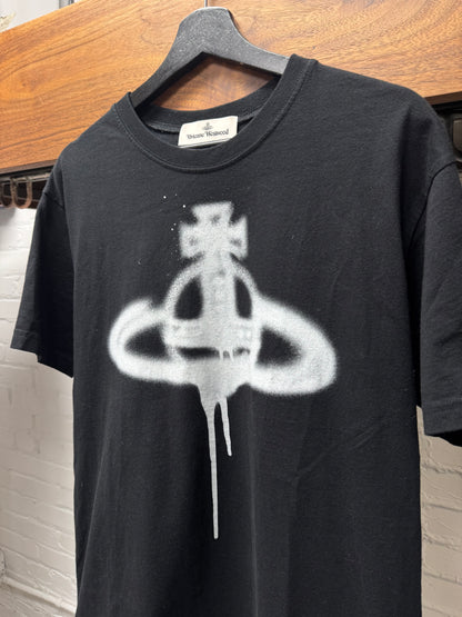 Vivienne Westwood ‘Spray Paint’ Orb Logo Graphic T-Shirt