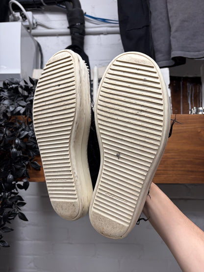 SS2023 Rick Owens ‘Edfu’ Slashed ‘Ramones’ Low Top Sneakers