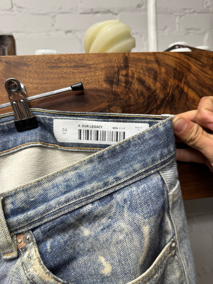 Our Legacy Trompe L’œil ‘Third Cut’ Digitally Distressed Denim