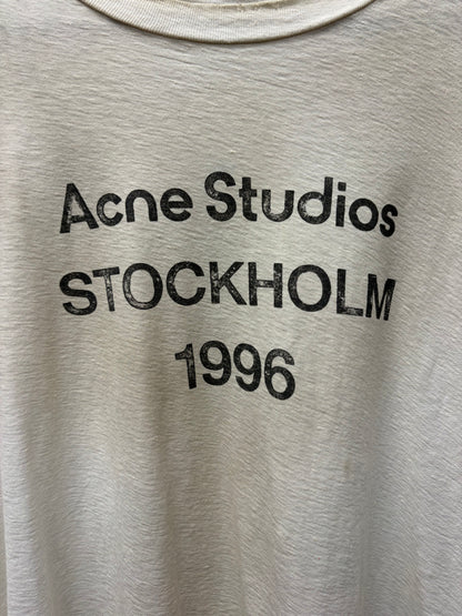 Acne Studios ‘Stockholm Logo’ White Long Sleeve Shirt