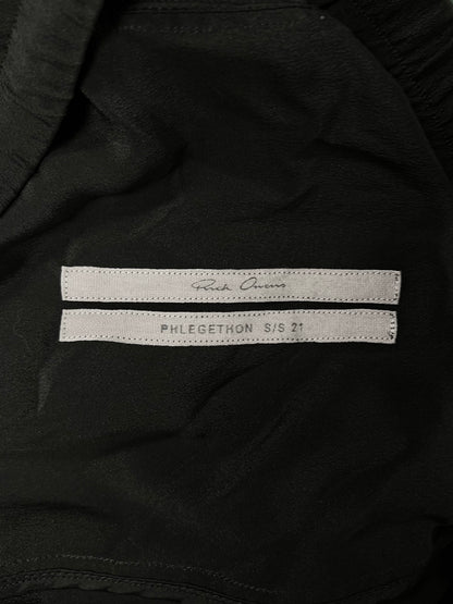 SS2021 Rick Owens ‘Phlegethon’ 3/4 Length Drop Crotch Pod Shorts