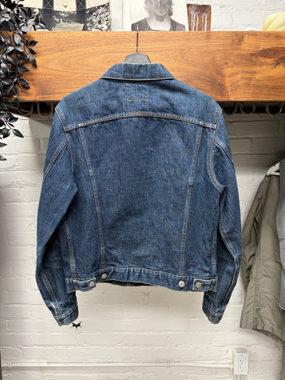 Vintage Helmut Lang Classic Blue Denim Trucker Jacket