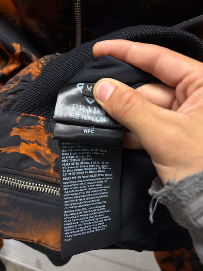 2022 Prada by Raf Simons Re-Nylon ‘Body of Work’ MA-1 Oversized Bomber Jacket