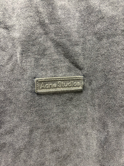 Acne Studios ‘Patch Logo’ Stone Washed Grey Oversized T-Shirt