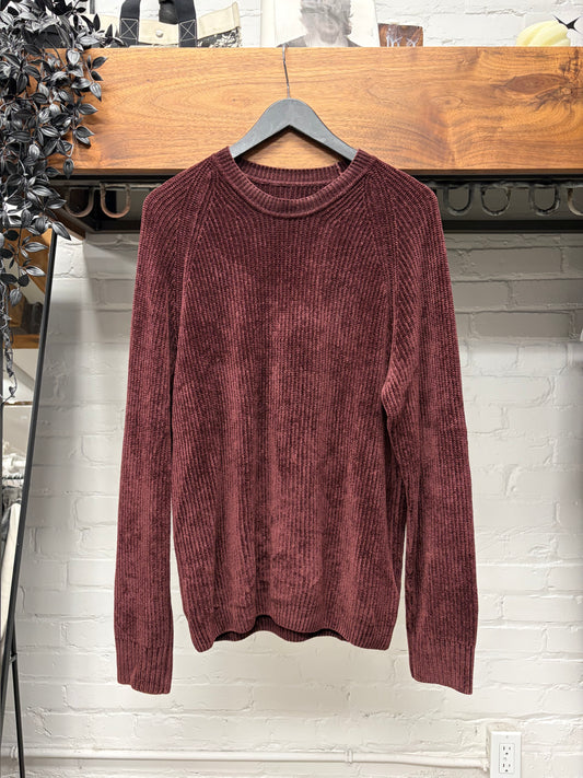 SS2016 Maison Margiela ‘Velvet Red’ Ribbed Knit Sweater