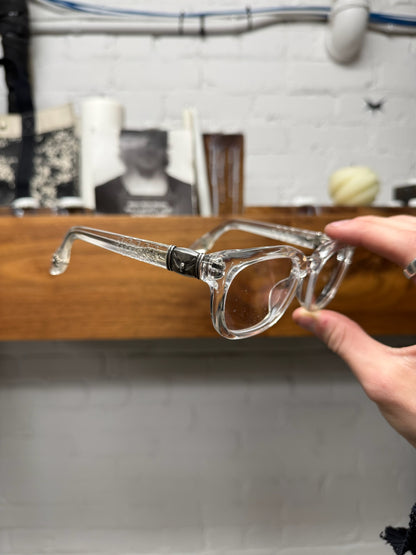 Chrome Hearts ‘Well Hell Yeah’ Translucent Frame 925 Silver Glasses