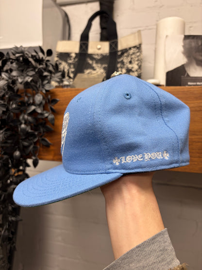 Chrome Hearts ‘Love You’ Vine Heart Blue Fitted Hat