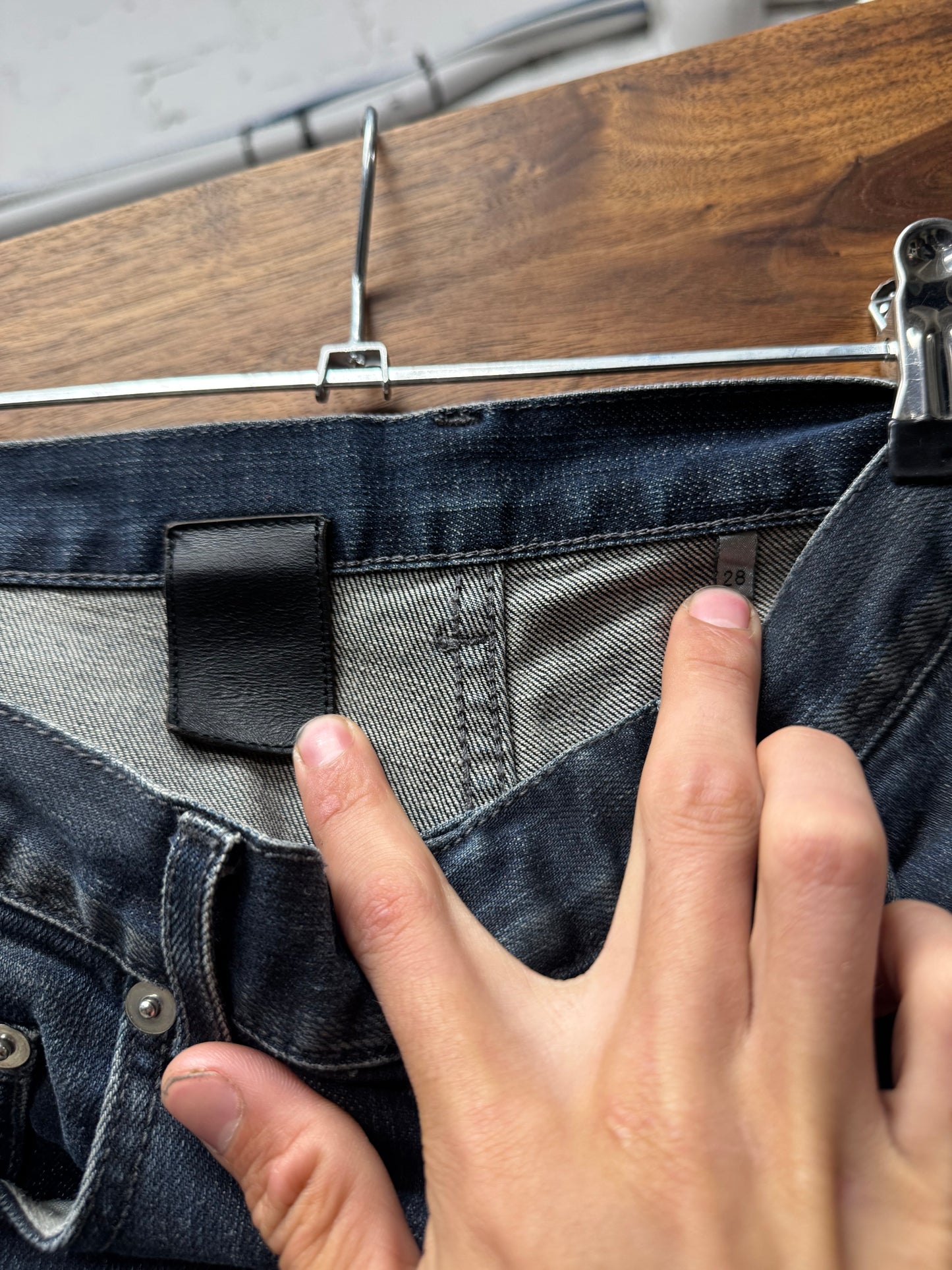 Dior Homme Raw Blue ‘Unaltered’ Skinny Denim