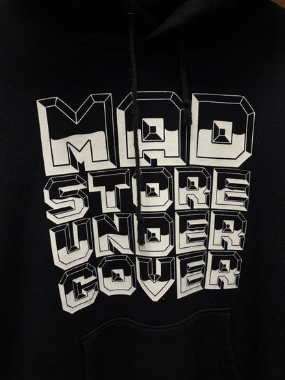 Undercover ‘Madstore’ Black Chest Logo Pullover Hoodie