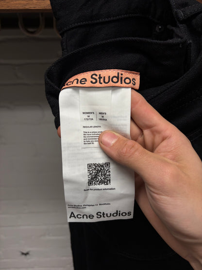 Acne Studios Black Straight Leg Denim