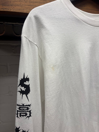 AW2025 Supreme x Yohji Yamamoto ‘Spider’ Graphic White Long Sleeve Shirt
