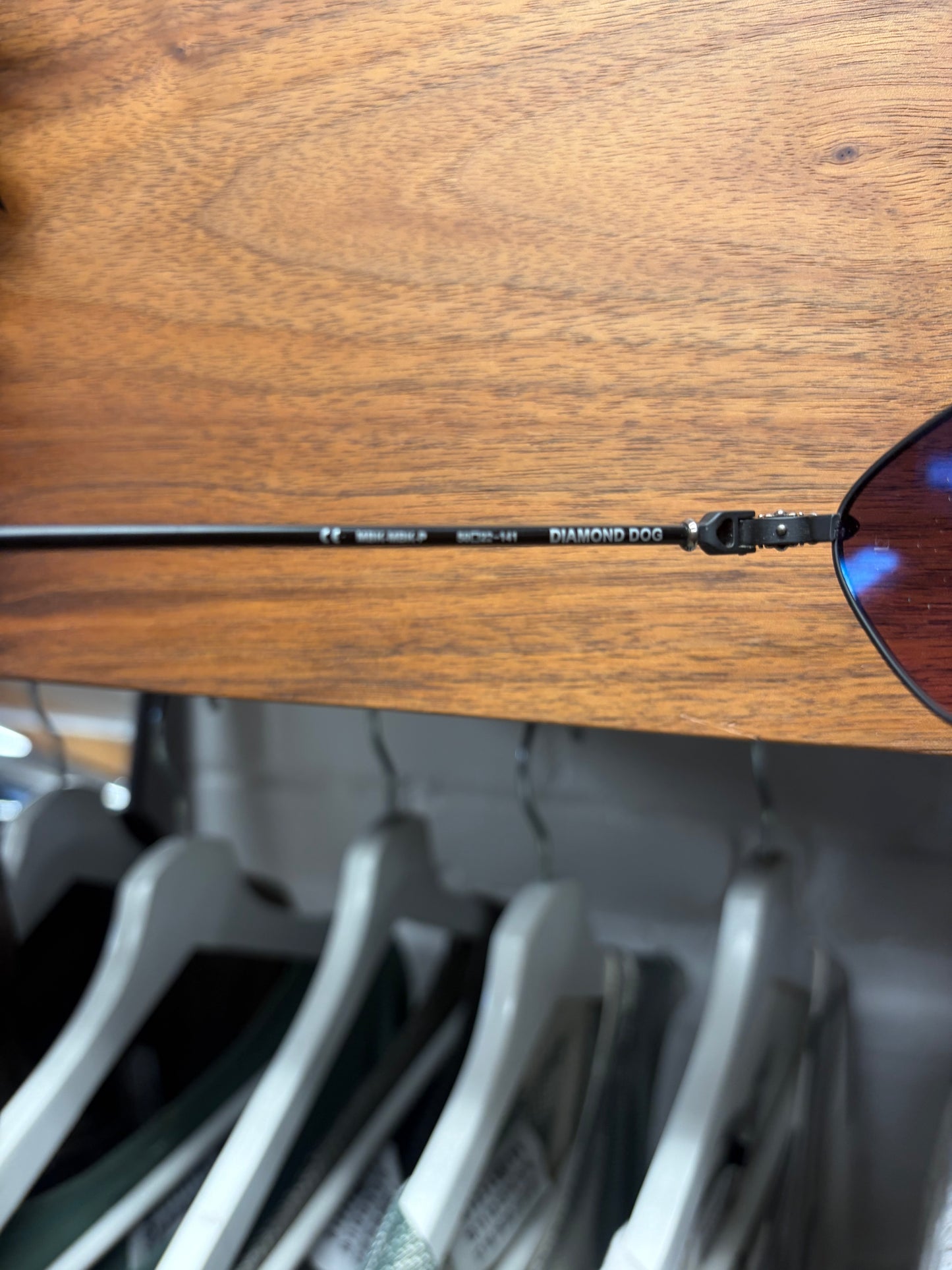 Chrome Hearts ‘Diamond Dog’ Black/Purple Tint Diamond Shape Sunglasses