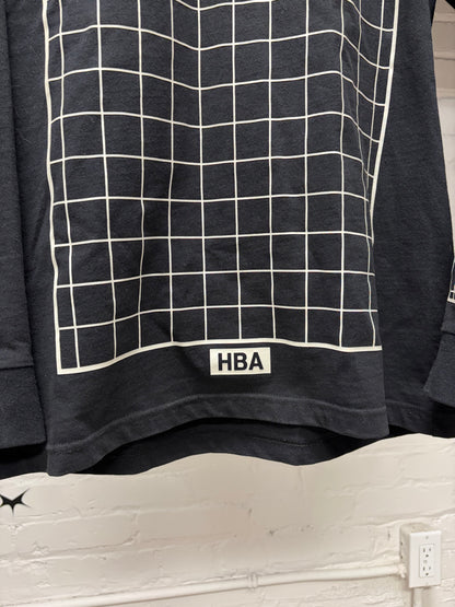 Hood by Air ‘Gridline’ Black/White Long Sleeve Shirt