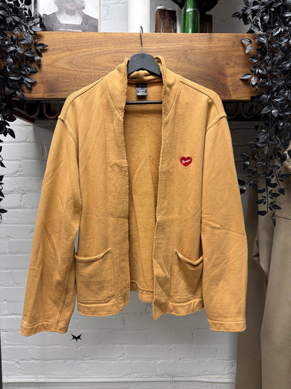 Number (N)ine ‘Heart Logo’ Yellow Buttonless Cardigan