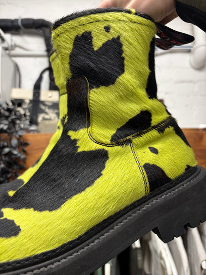 Camperlab ‘Eki’ Pony-Hair Cowhide Ankle Boots