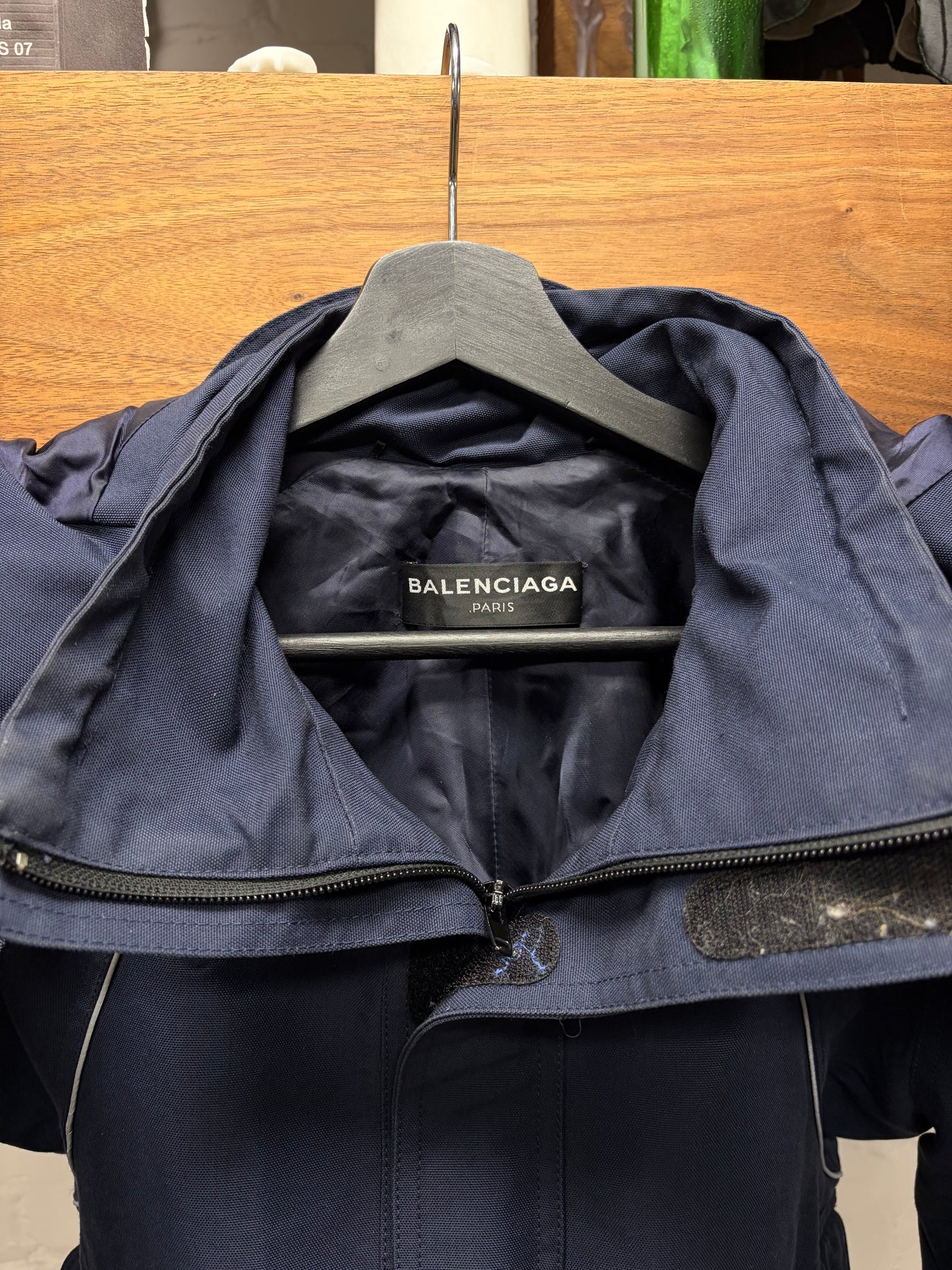 AW2016 Balenciaga ‘Swing’ First Season Demna Cropped Blue Jacket