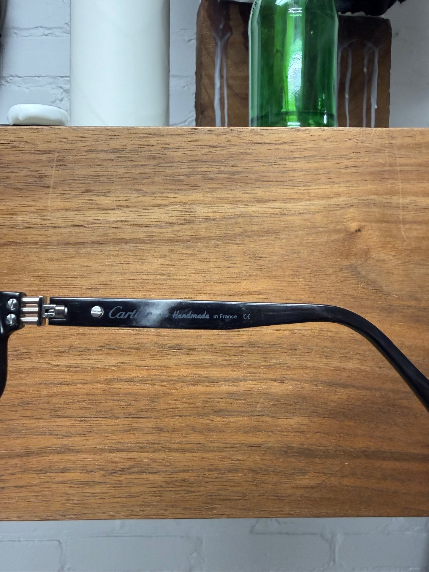 Cartier Black Rectangular Shape Prescription Glasses