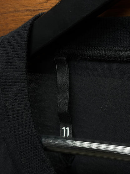 11 by Boris Bidjan Saberi Black Cotton T-Shirt