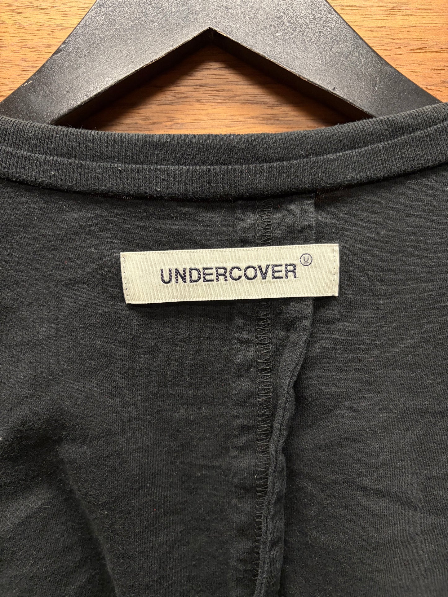 Undercover ‘Dispersal’ Black Inside Out Graphic T-Shirt