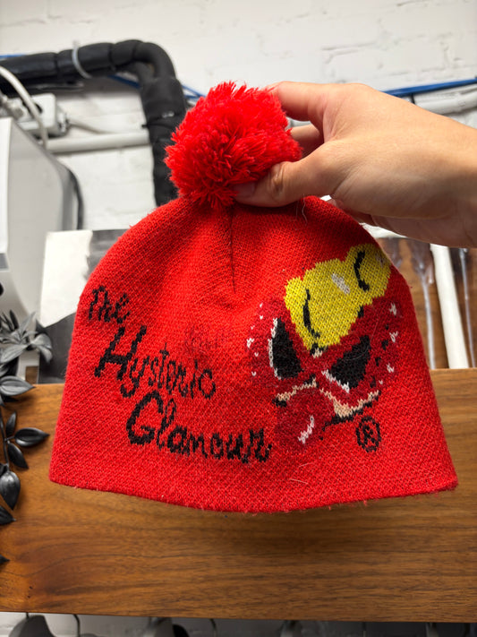 Hysteric Glamour Mini Red Pom-Pom Beanie