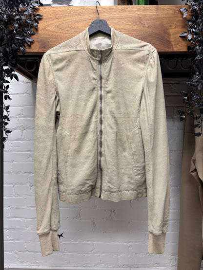 SS2012 Rick Owens ‘Naska’ Pearl Blistered Lambskin Leather Jacket