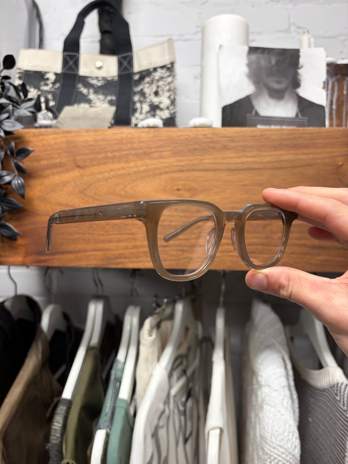 Maison Margiela x Gentle Monster ‘MM010’ Translucent Brown Acetate Glasses