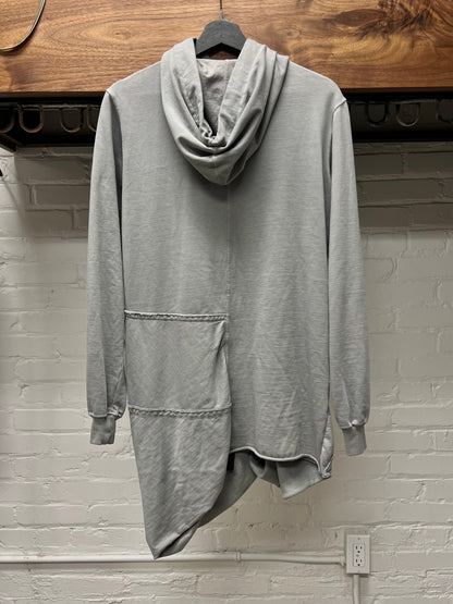 Rick Owens Reworked ‘Asymmetric’ Grey Long Hoodie