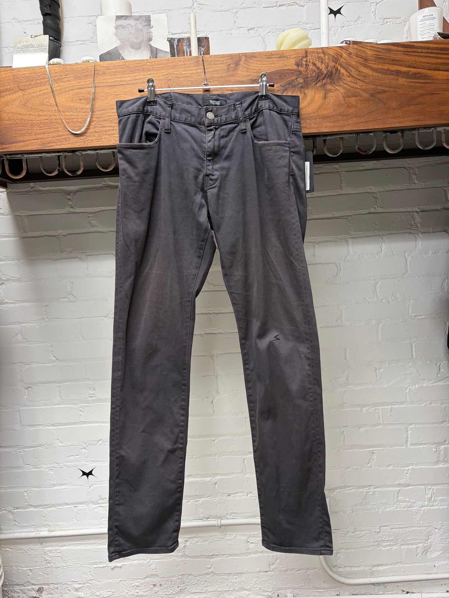 Undercover ‘Lightning Bolt’ Plum Purple Skinny Jeans