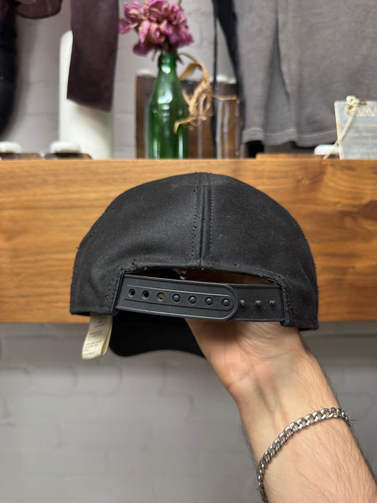 Rick Owens DRKSHDW ‘Embroidered Pentagram’ Black Baseball Cap