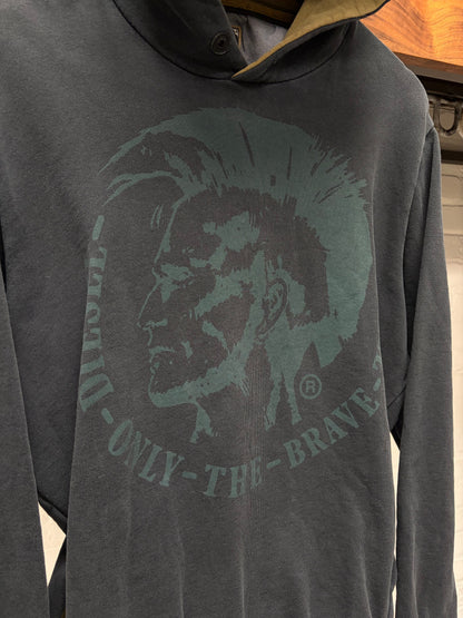 Diesel Classic ‘Mohawk Logo’ Pullover Hoodie