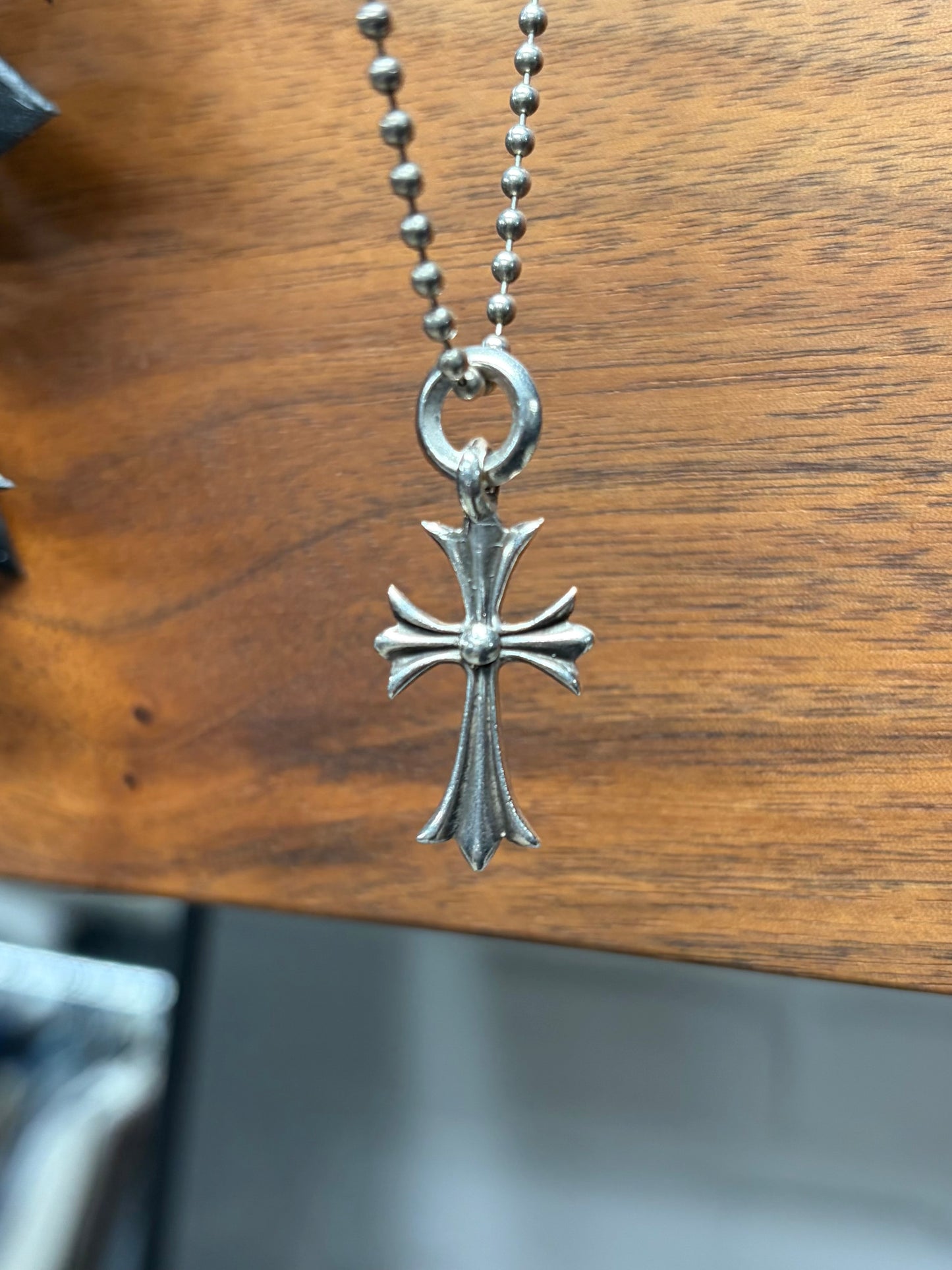 Chrome Hearts ‘Ch Cross’ 925 Silver Cross Pendant
