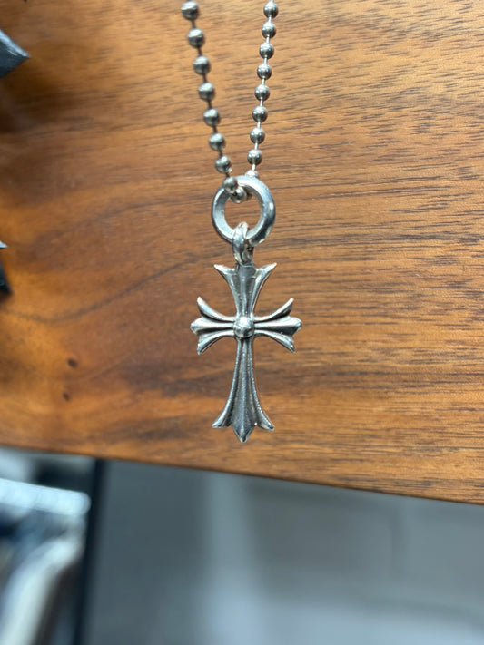 Chrome Hearts ‘Ch Cross’ 925 Silver Cross Pendant