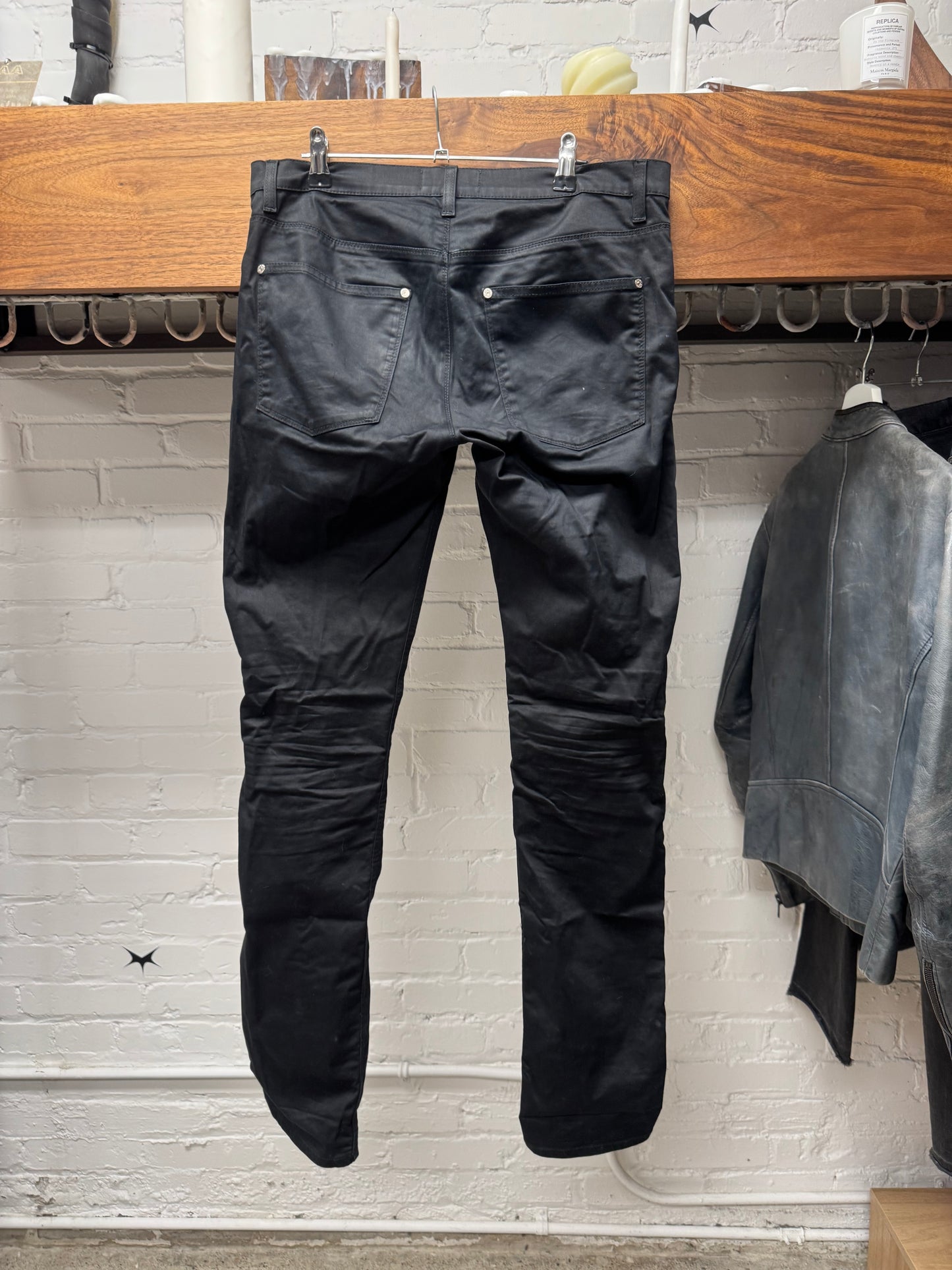 Acne Studios ‘Max Satin Black’ Skinny Denim