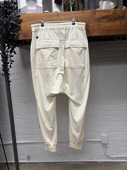Rick Owens x Champion Milk Drop Crotch Drawstring Pants