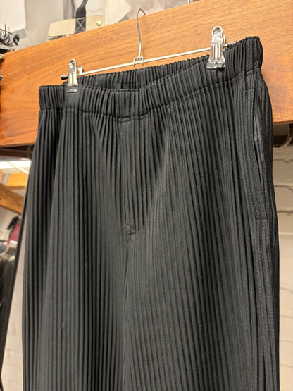 Issey Miyake Homme Plisse Black Pleated Trousers