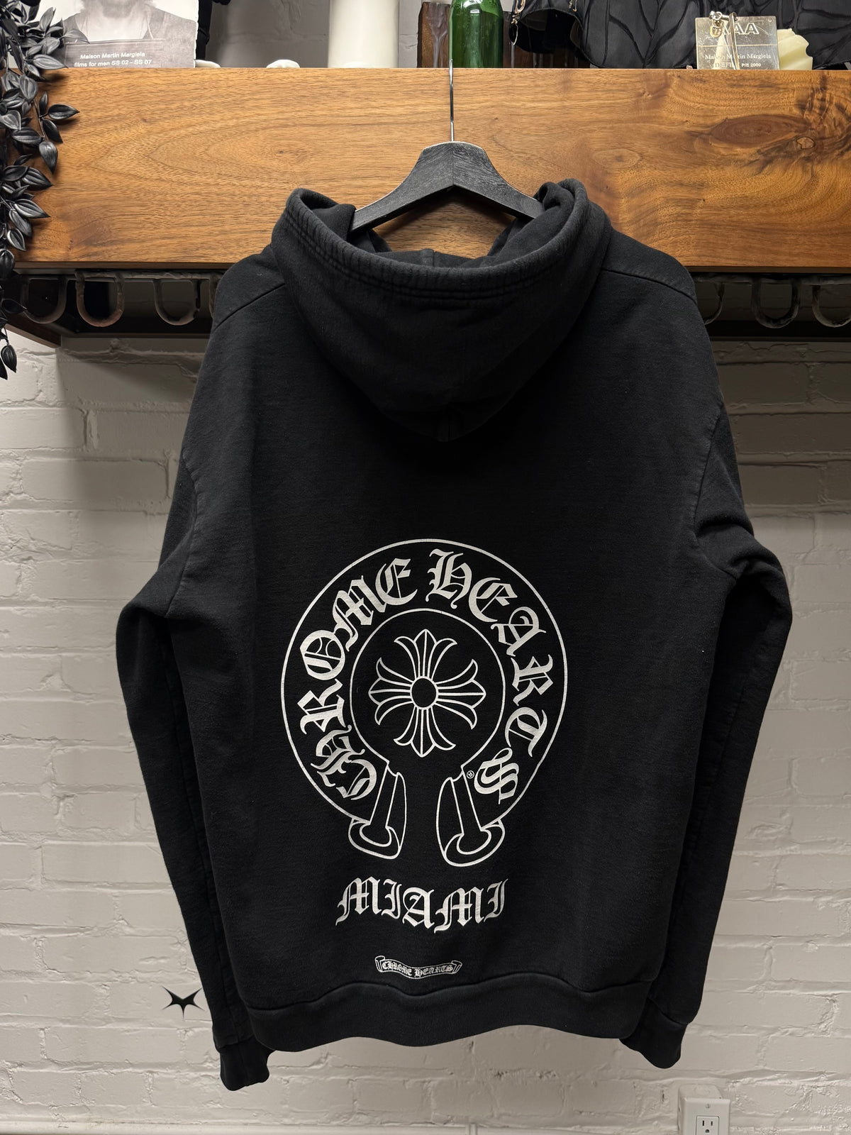 Chrome Hearts ‘Miami’ Dagger Zip Black Zip-Up Hoodie