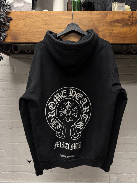 Chrome Hearts ‘Miami’ Dagger Zip Black Zip-Up Hoodie