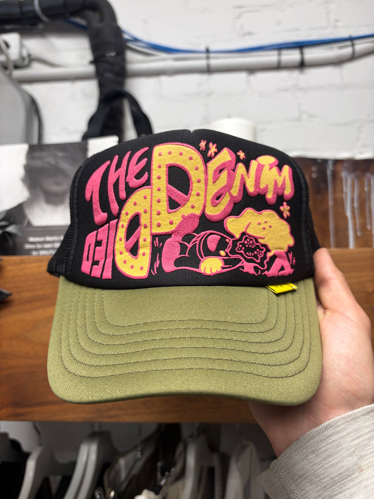 Kapital ‘The Denim Died’ Snap-Back Trucker Hat