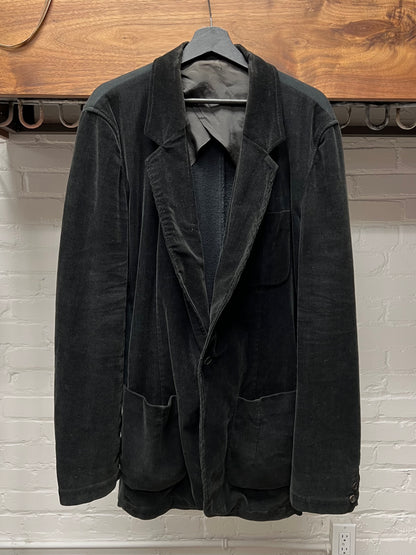 AW2003 Undercover ‘Paper Doll’ Reconstructed Sweatshirt/Corduroy Hybrid Jacket