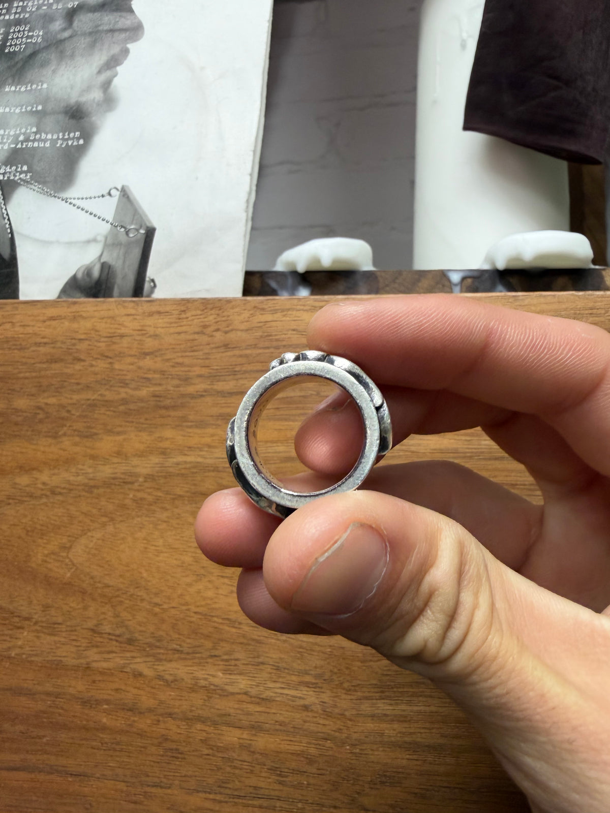 Chrome Hearts ‘Double Narrow Vine’ .925 Silver Band Ring