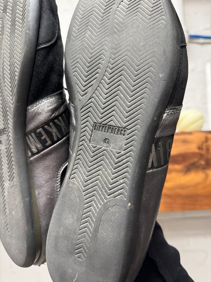 Dirk Bikkembergs Suede Low Top Soccer Sneakers