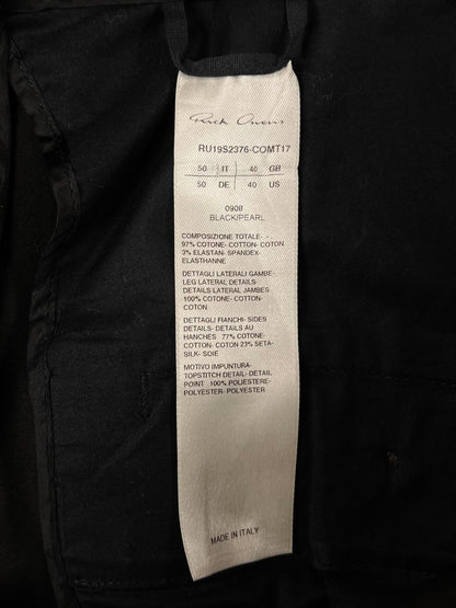 SS2019 Rick Owens ‘Babel’ Wax Panelled Denim