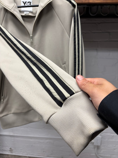 Y-3 by Yohji Yamamoto Cream ‘3 Stripes’ Track Jacket