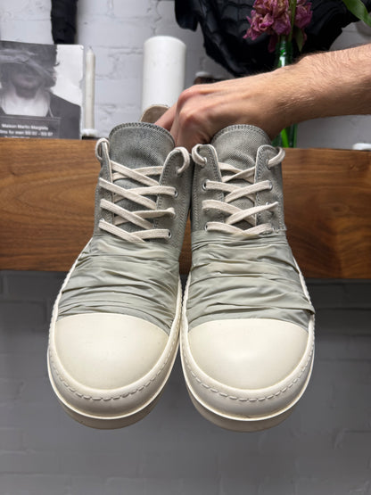Rick Owens ‘Hustler’ Ramones Dinge Grey Low Top Sneakers