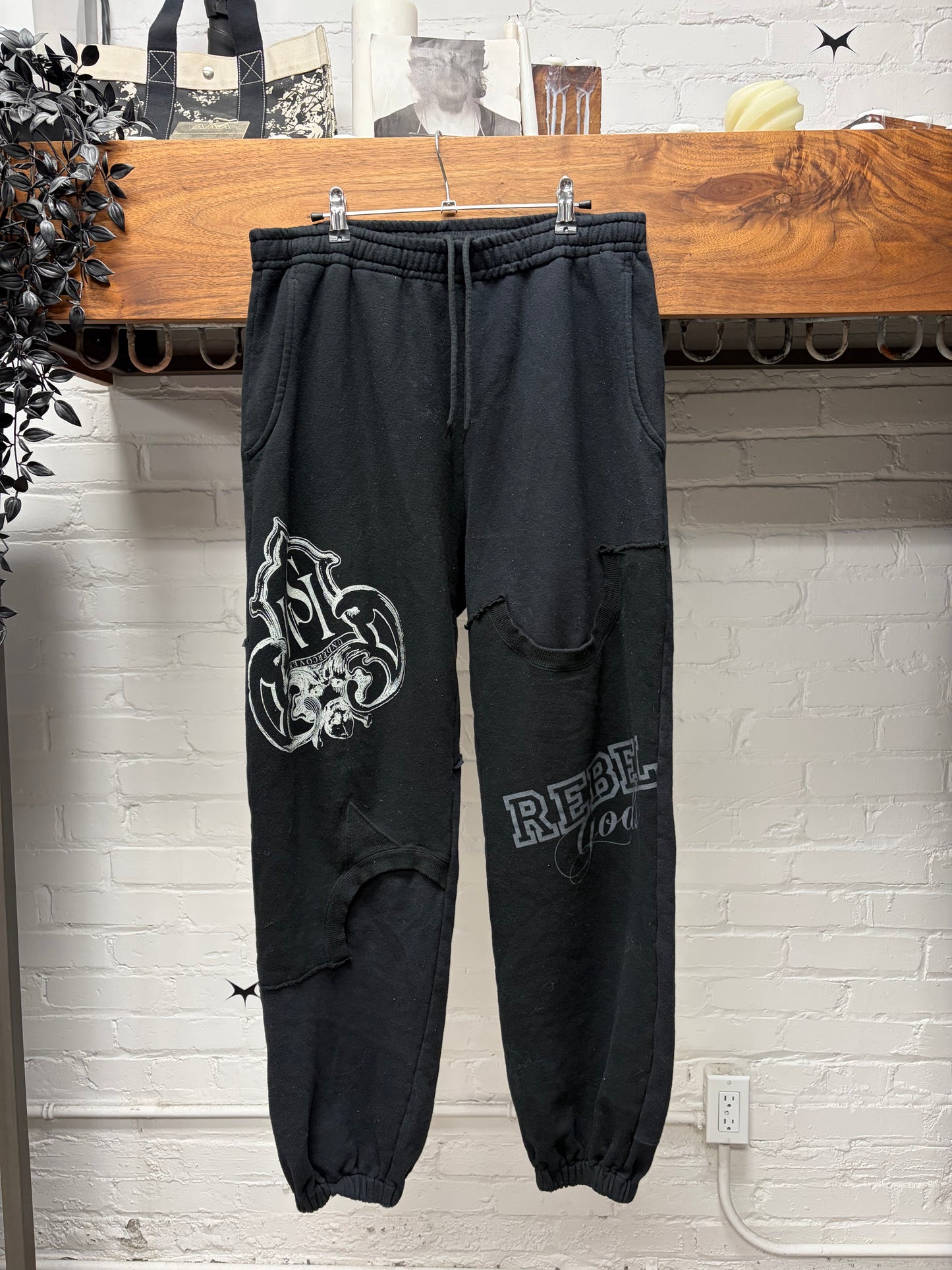SS2022 Undercover ‘Paper Doll’ Hybrid Sweatshirt Reconstructed Cotton Sweatpants