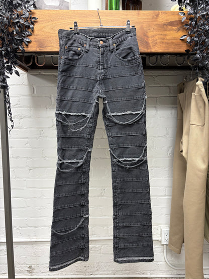 Hysteric Glamour ‘Hagi’ Black Flared Leg Denim
